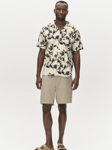GABBA Comfort fit Overhemd 'Sven' in Beige