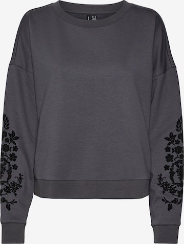 Vero Moda Curve Свитшот 'VMCHELEN TRINA' в Серый: спереди