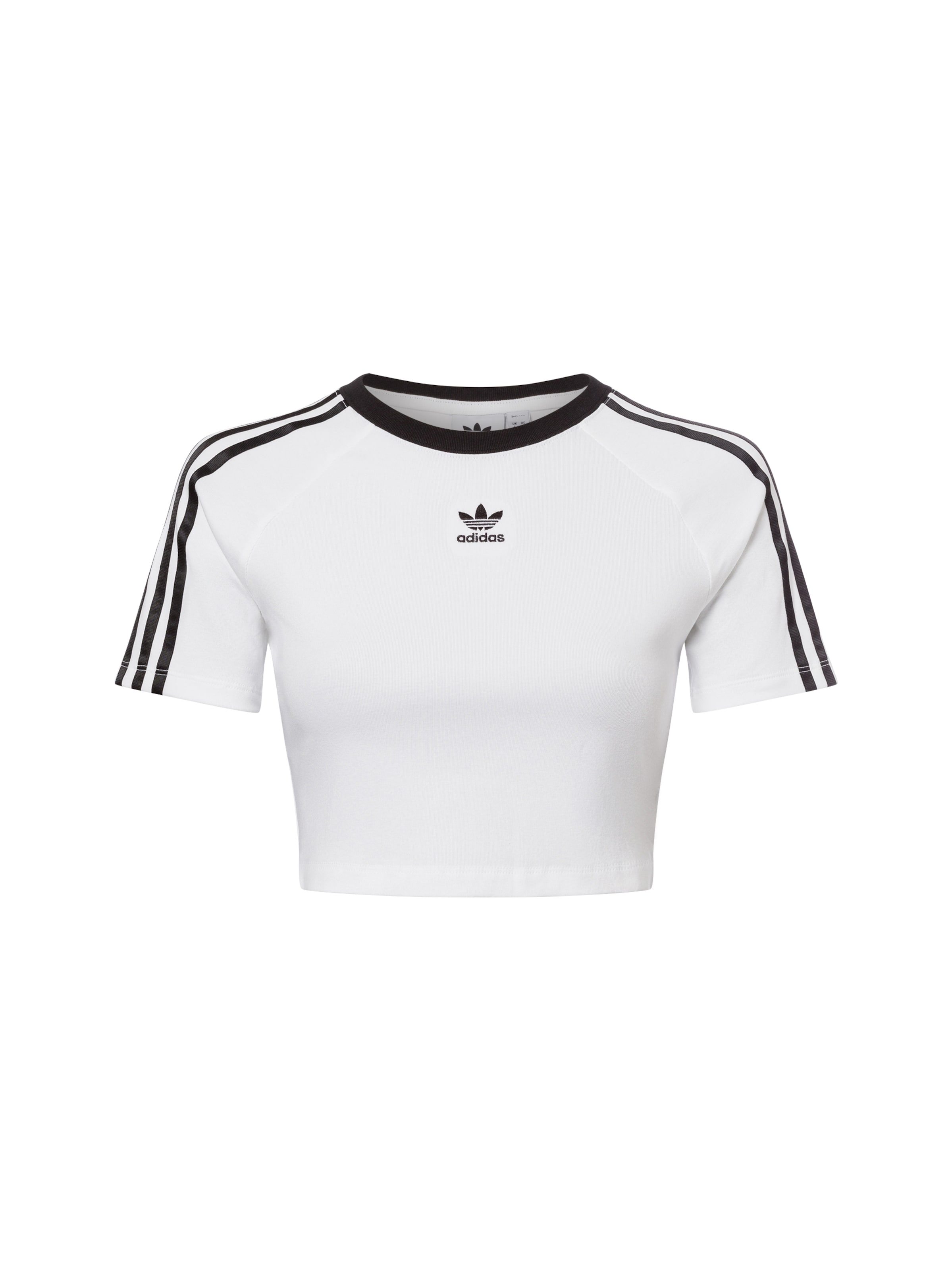 ADIDAS ORIGINALS Shirt '3-Stripes Baby' in White: front