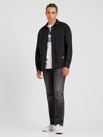 Tommy Jeans Slimfit Kavbojke 'SCANTON' | črna barva