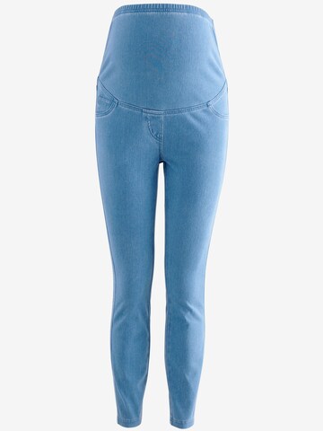 Next Skinny Leggings 'Umstandsmode' in Blue