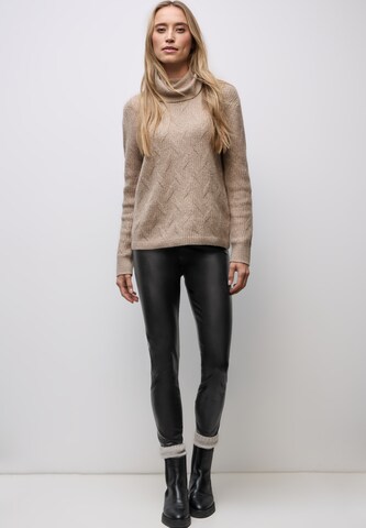 STREET ONE Skinny Leggings in Black