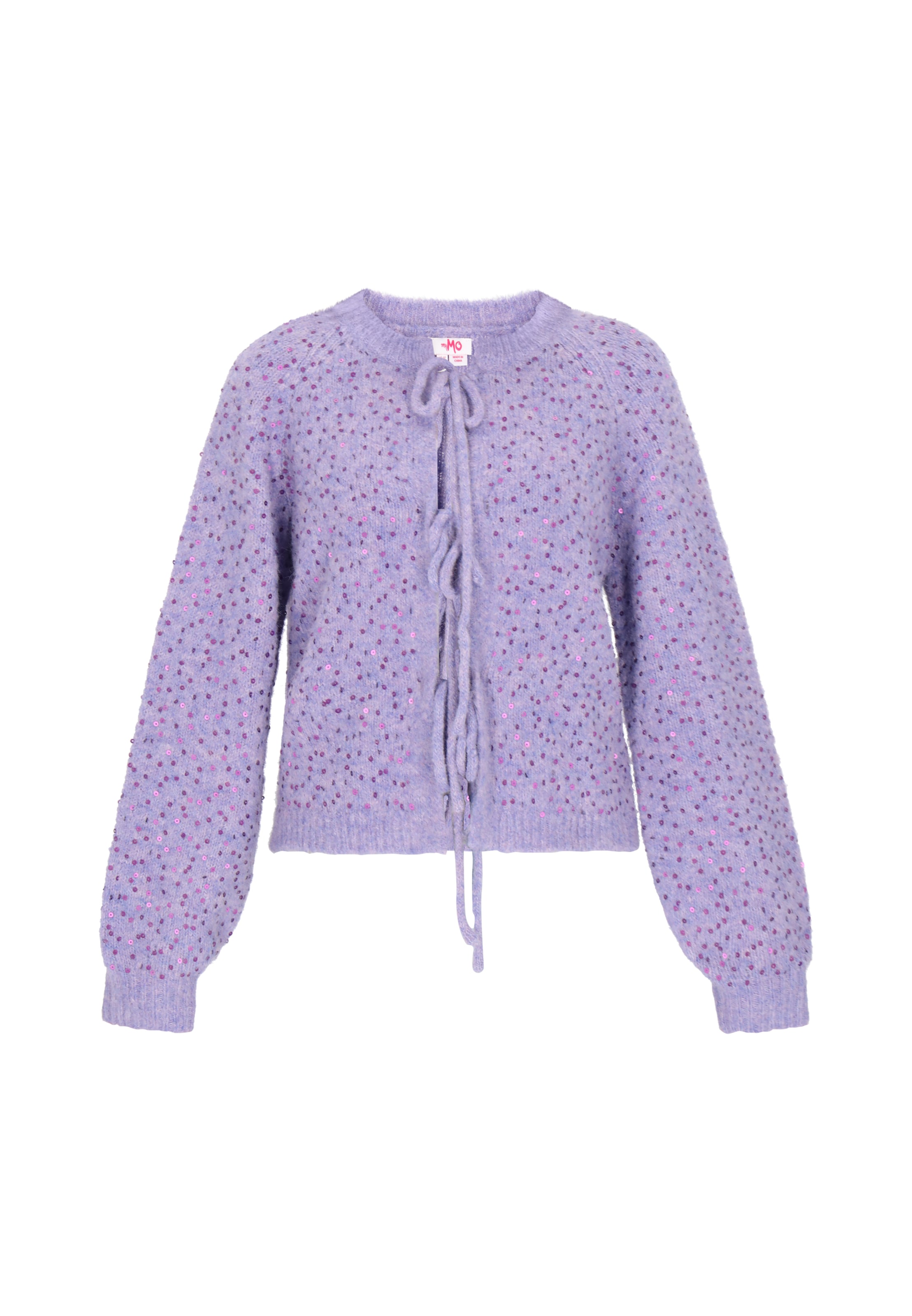 Cardigan MYMO en violet : devant