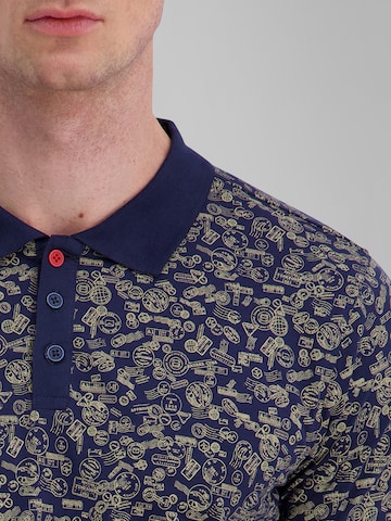 TIMEZONE Shirt 'Print' in Blue