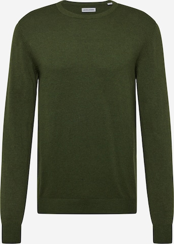 Pullover 'JJEEmil' di JACK & JONES in verde: frontale