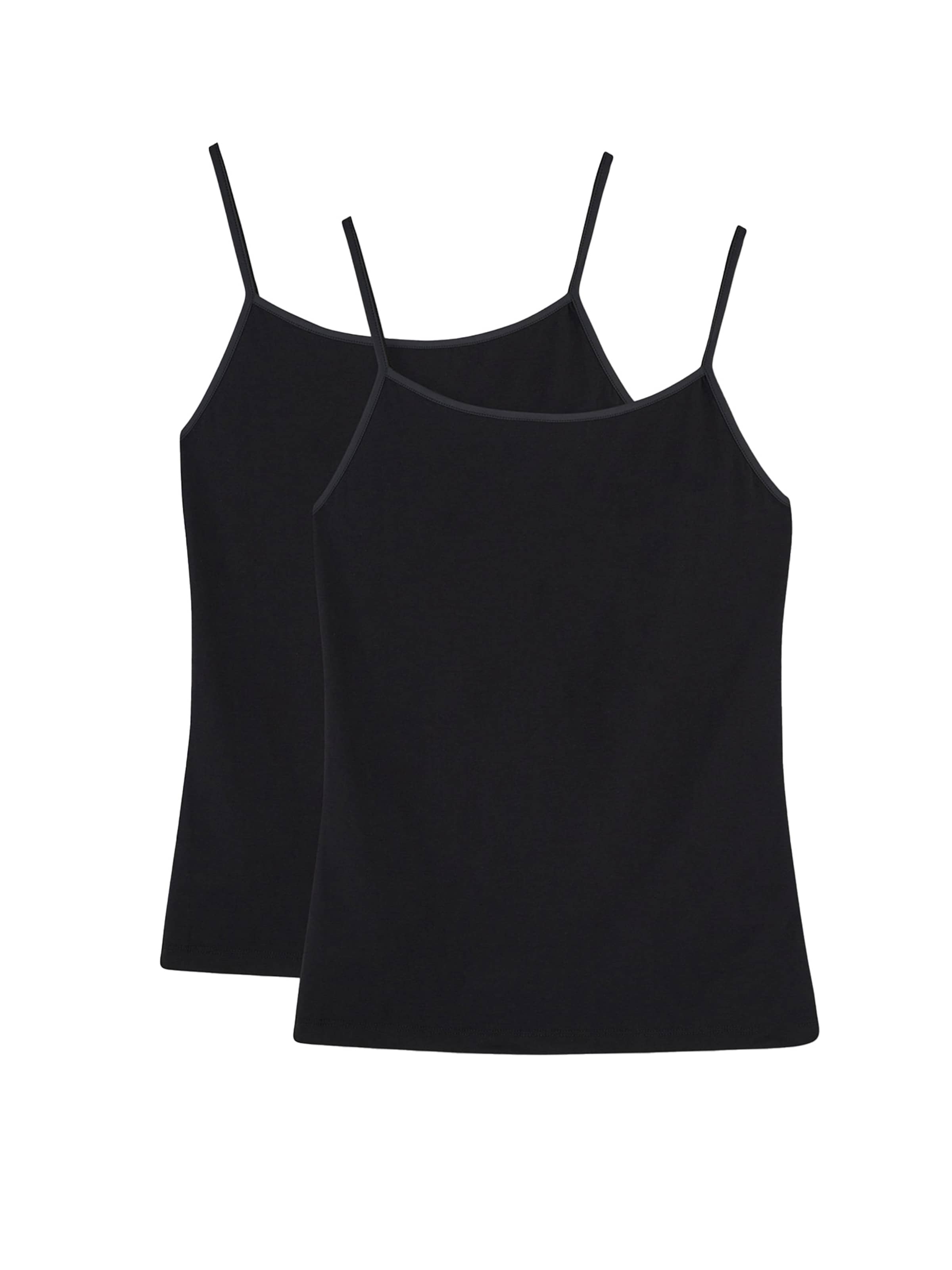 Maillot de corps Dagi en noir : devant