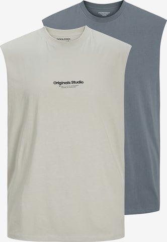 JACK & JONES Tank-Top 'VESTER' in Grau: Vorderseite