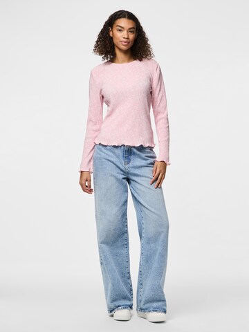 T-shirt 'PCFlora' PIECES en rose