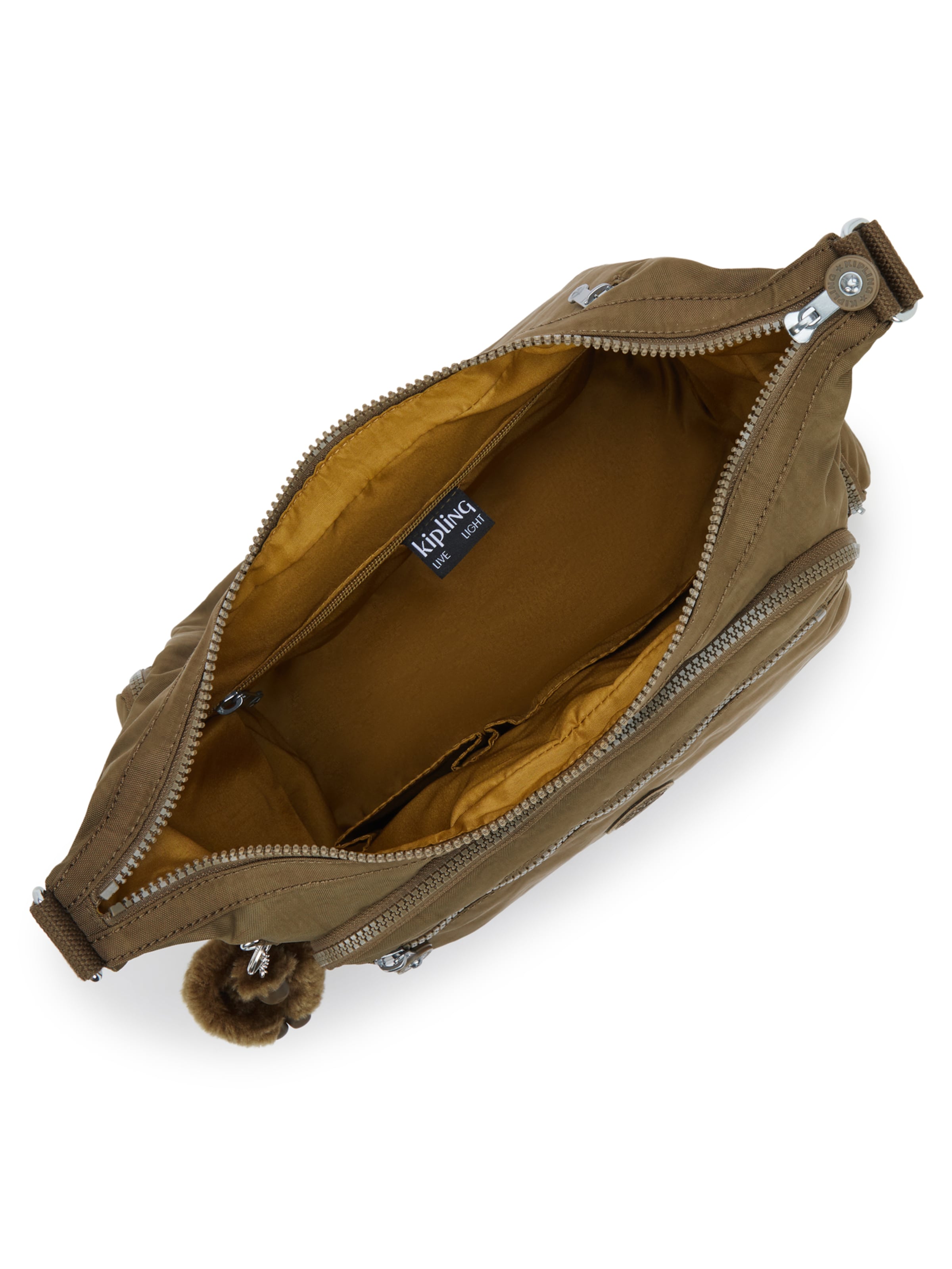 KIPLING - Bolso de hombro 'Gabbie' en verde