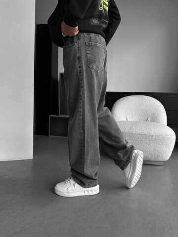 Kleidermafia - Ropa ancha Vaquero 'Relax Baggy Jeans - Anthracite' en gris