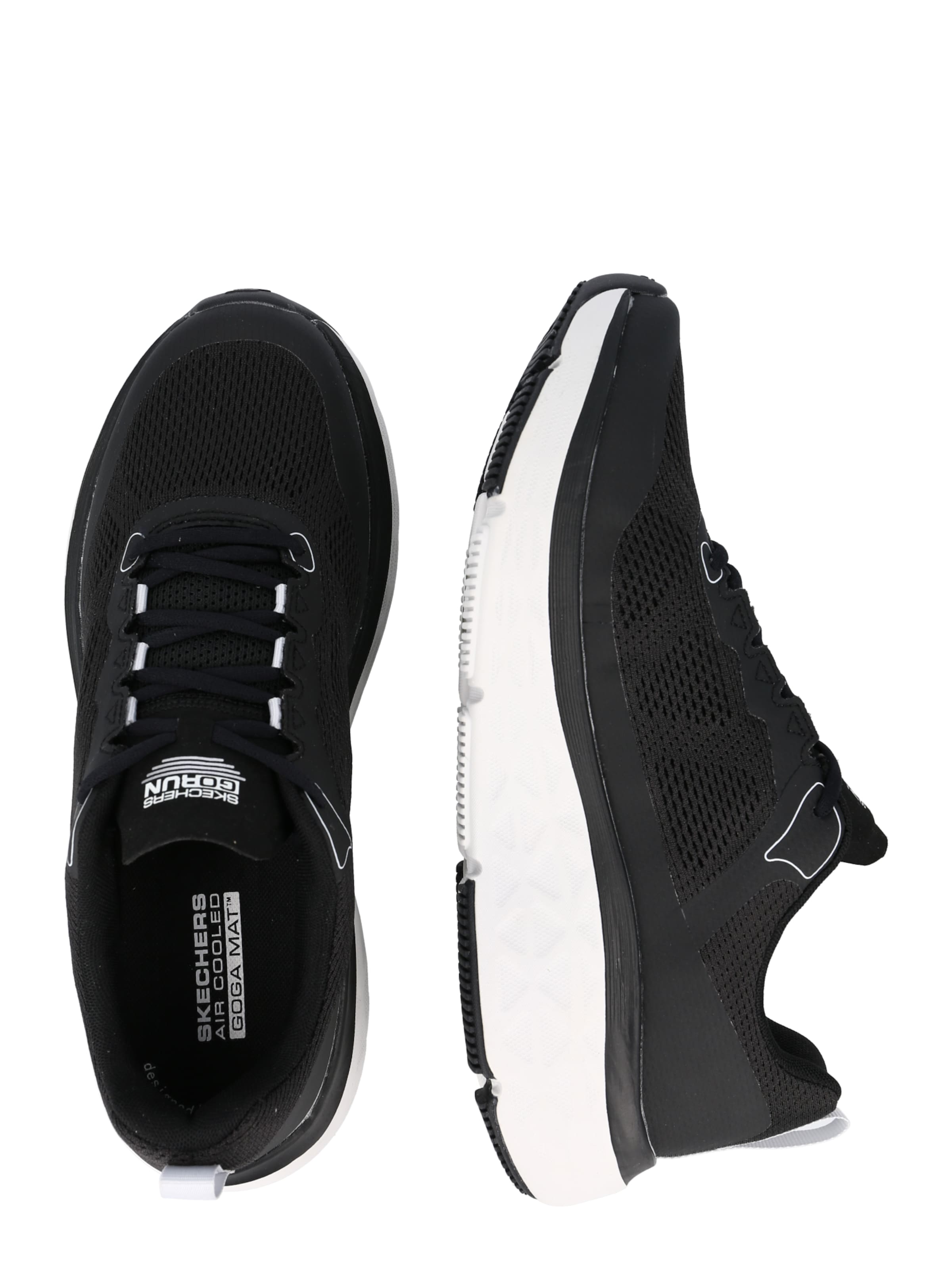 SKECHERS Sportschoen in Zwart