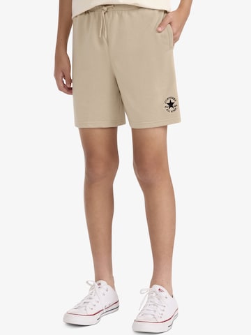 CONVERSE Regular Панталон 'ULTIMATE ESSENTIAL' в бежово: отпред