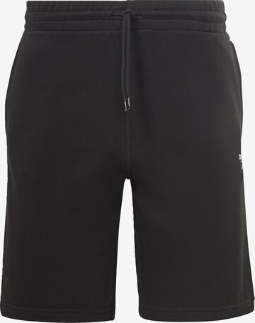 Regular Pantalon de sport Reebok en noir : devant