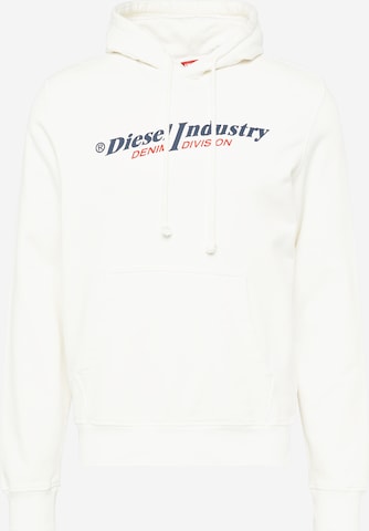 DIESEL Sweatshirt in White: front