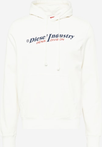 DIESEL Sweatshirt in Weiß: predná strana