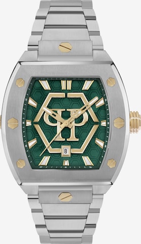 Montre à affichage analogique Philipp Plein Watches en argent : devant