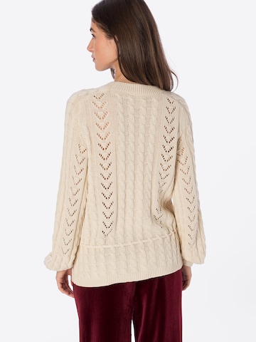 Pull-over 'IHPOLITE' ICHI en beige