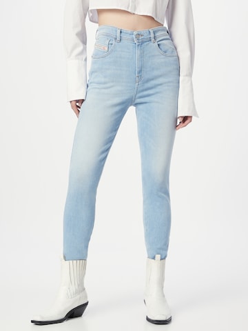 DIESEL Skinny Jeans 'SLANDY' in Blauw: voorkant