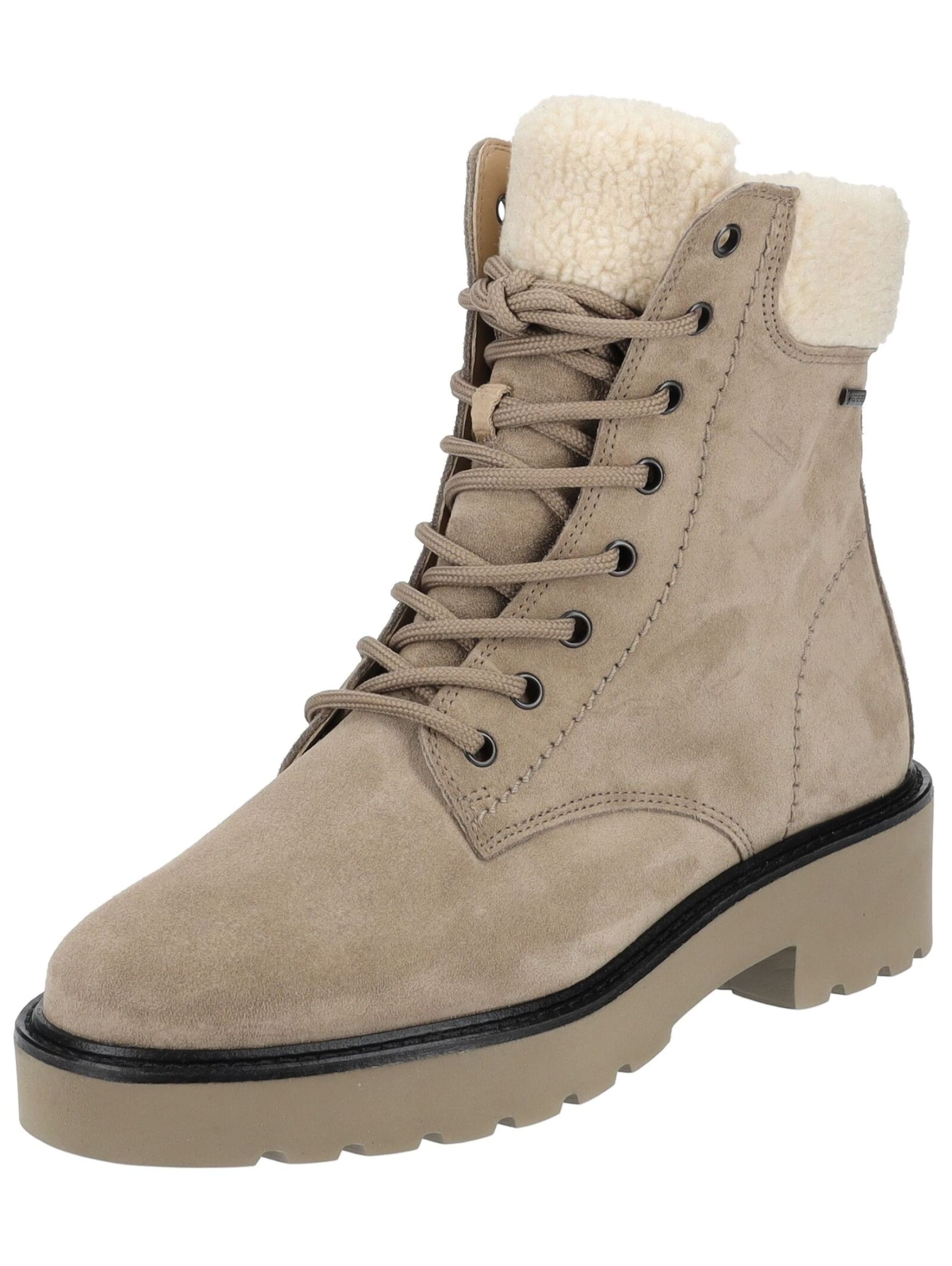 Paul Green Veterlaarsjes in Beige: voorkant