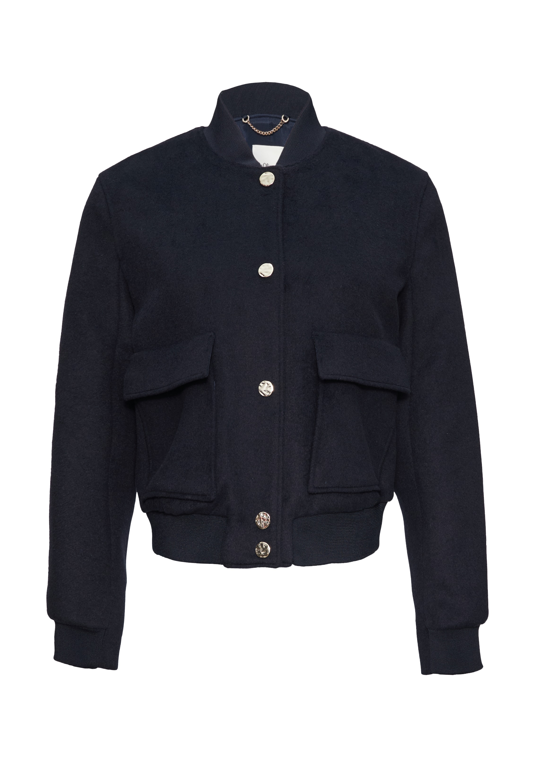 s.Oliver BLACK LABEL Jacke in Blau: Vorderseite