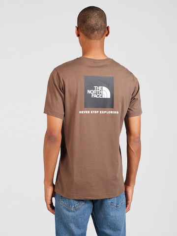 THE NORTH FACE - Camiseta 'REDBOX' en marrón: frente