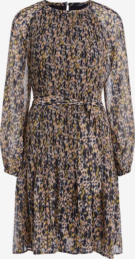 SET Kleid in gelb / lachs / schwarz, Produktansicht