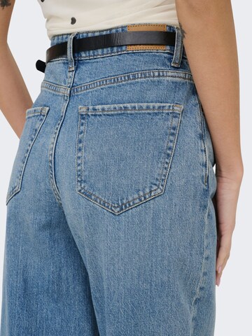 JDY Tall Wide leg Jeans 'JDYCArina' in Blauw