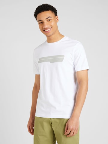 T-Shirt BOSS Green en blanc : devant