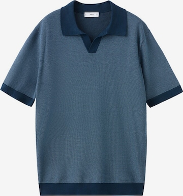 MANGO MAN Pullover 'Petonet' in Blau: Vorderseite