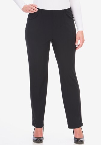 KjBRAND Regular Pants 'Susi' in Black: front