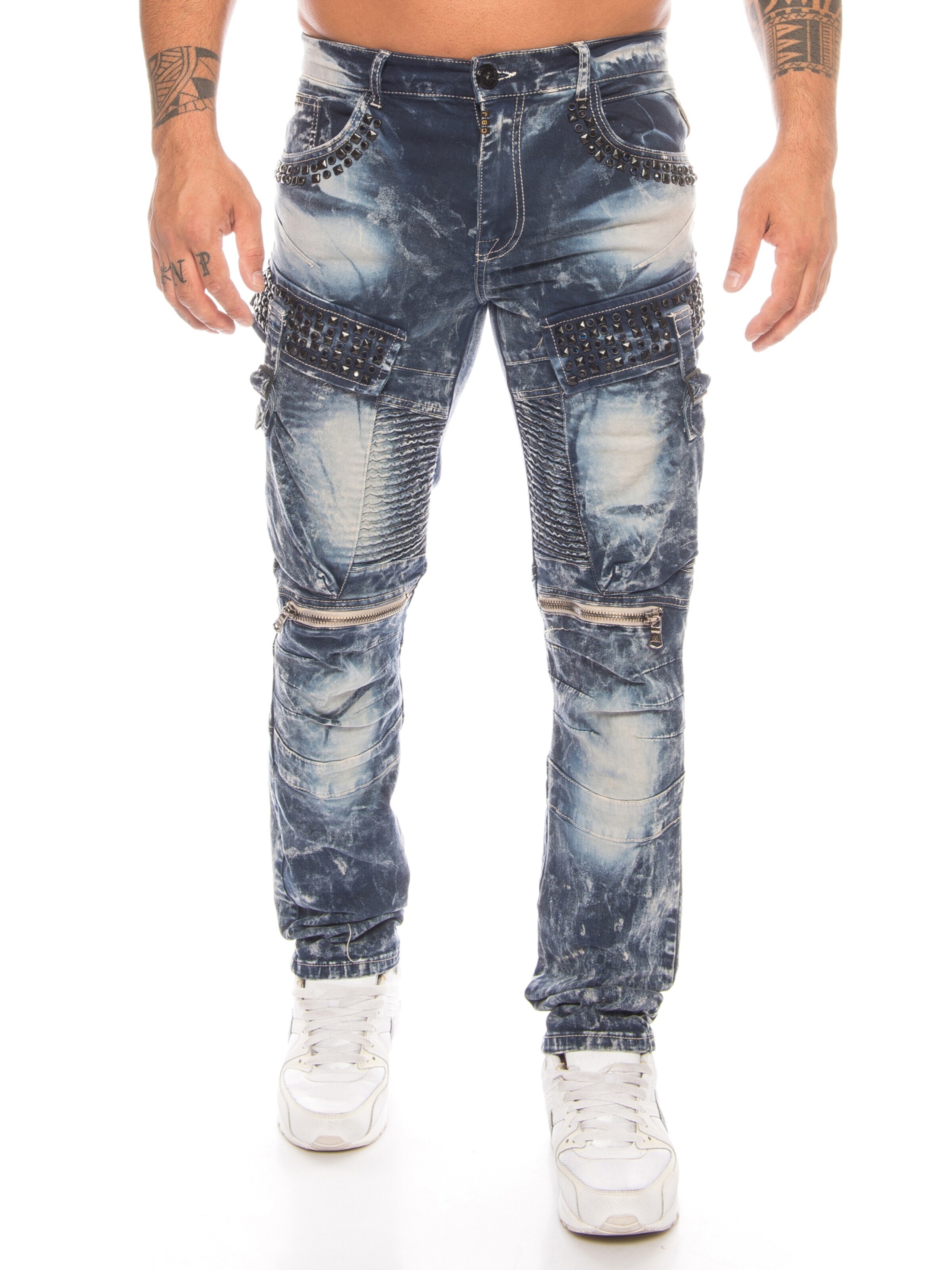 CIPO & BAXX Regular Jeans 'BJ494' in Blue: front