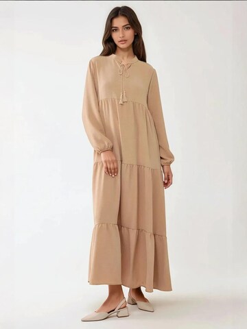 Hiccup - Vestido em bege: frente