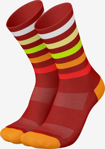 INCYLENCE Sportsocken 'LEVELS' in Rot: Vorderseite