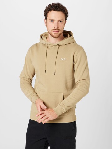 forét Sweatshirt 'DEER' in Beige: front