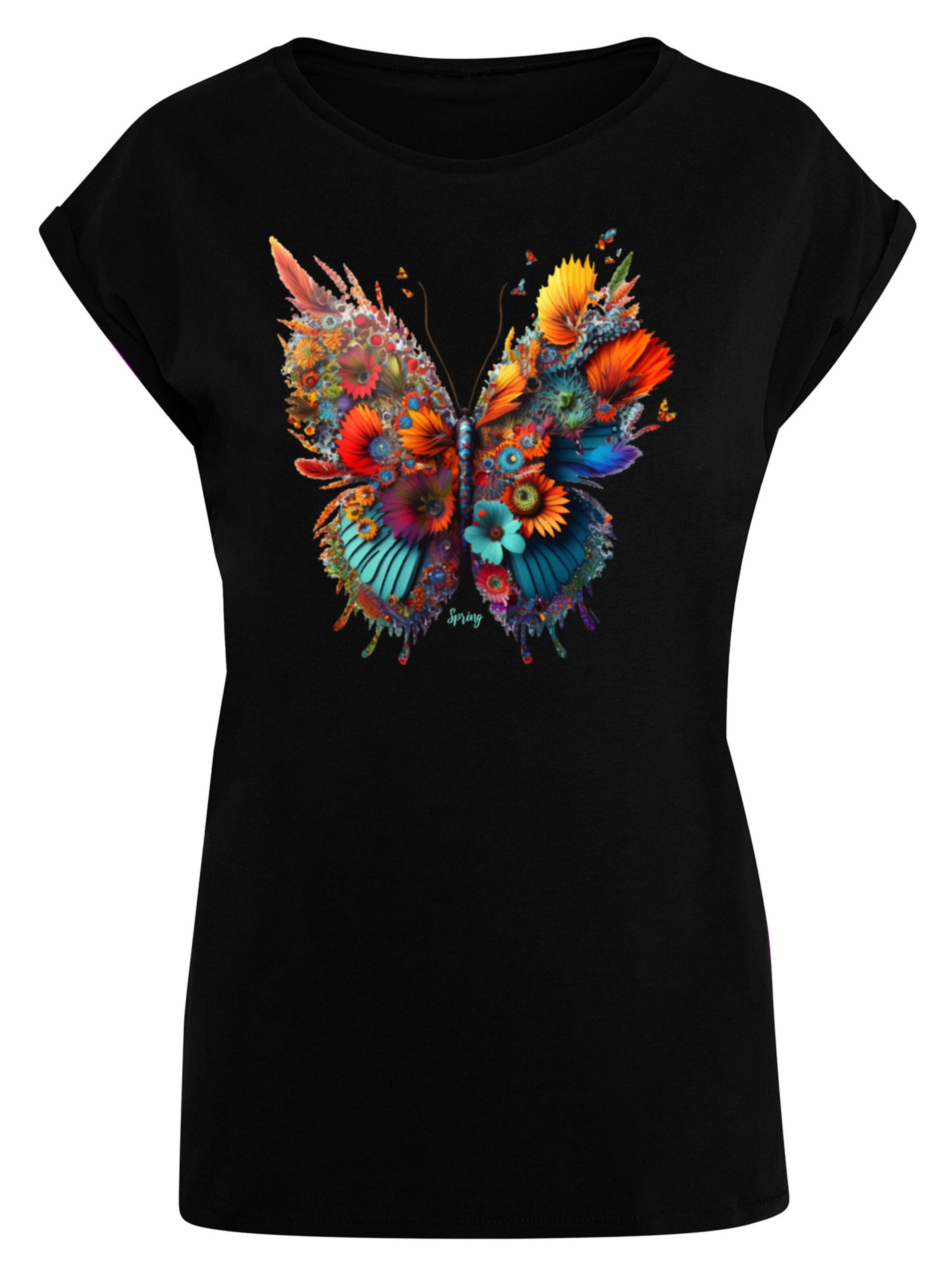 F4NT4STIC Shirt in Zwart: voorkant