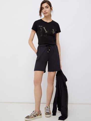 Liu Jo Shirt 'mit Strass' in Black