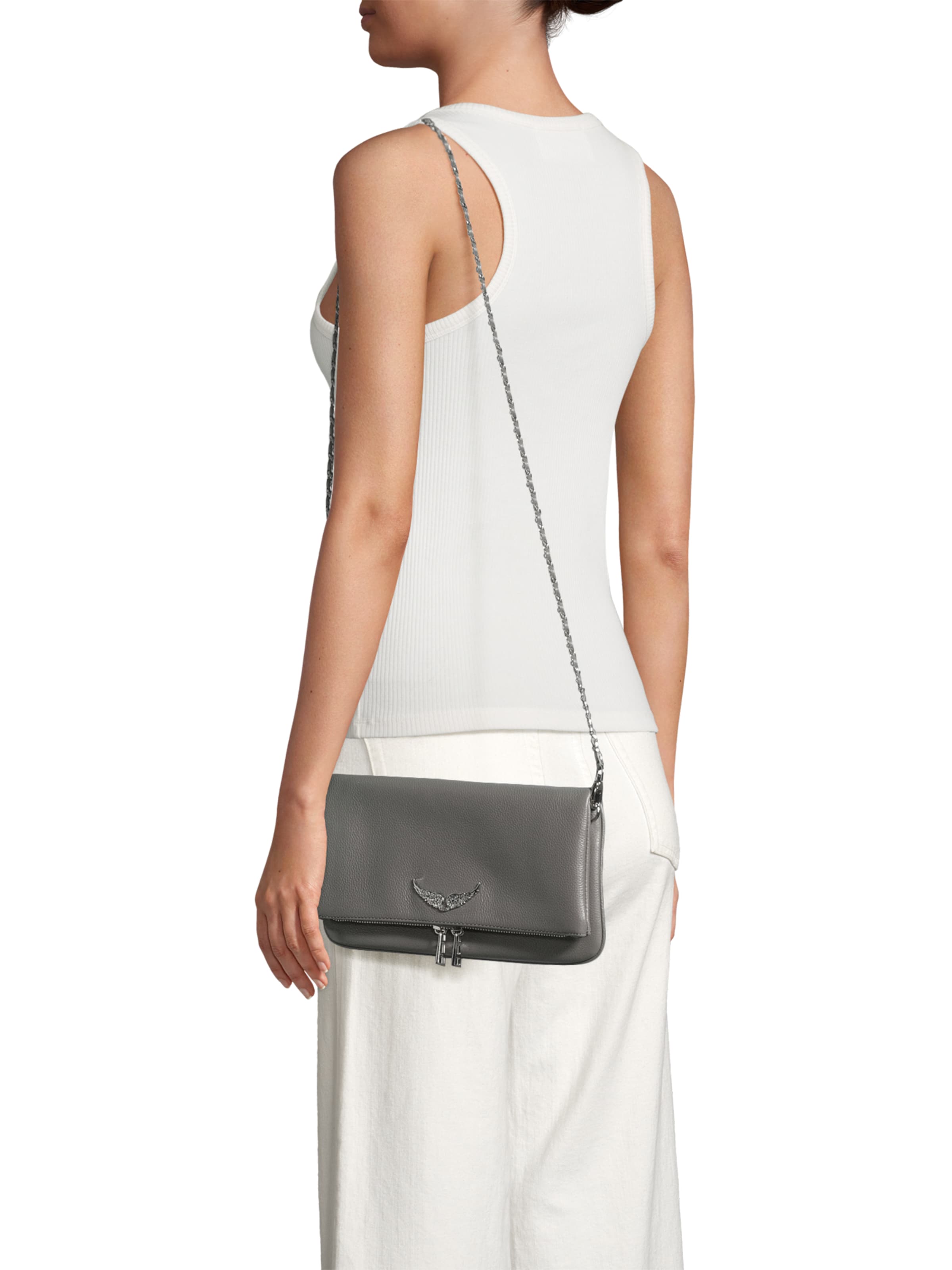 Zadig & Voltaire Клатч 'ROCK' в Серый