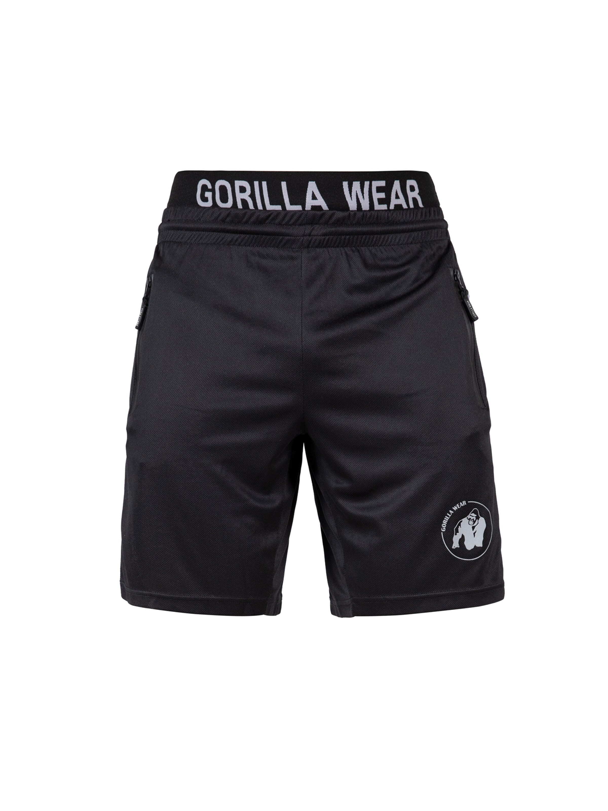 Gorilla Wear Loosefit Broek 'Atlanta' in Zwart: voorkant