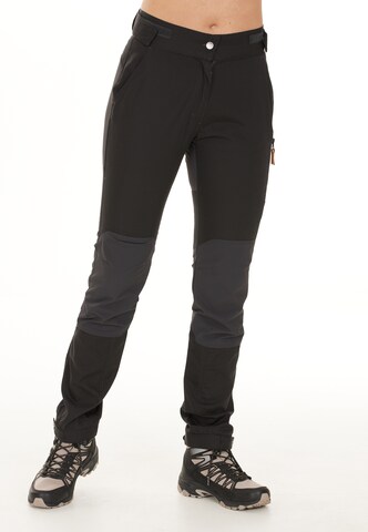 Whistler Regular Outdoorhose 'Downey' in Schwarz: Vorderseite
