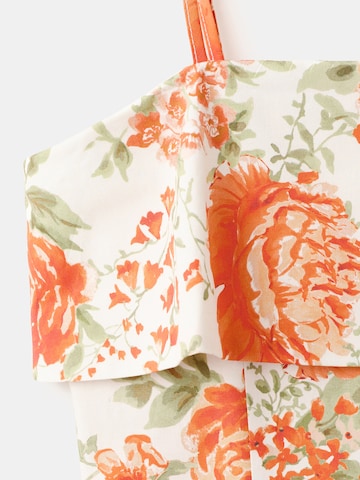 MANGO - Vestido de verano 'NICOLA' en naranja