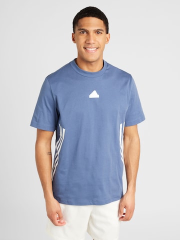 T-Shirt fonctionnel ADIDAS SPORTSWEAR en bleu : devant