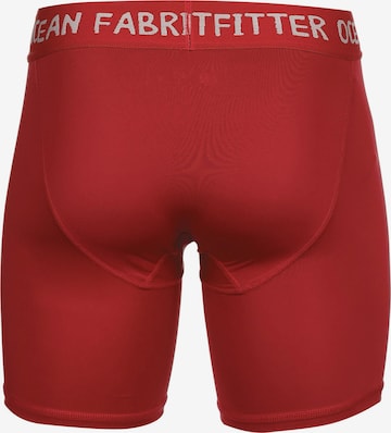 OUTFITTER Skinny Sportunterhose 'Tahi' in Rot
