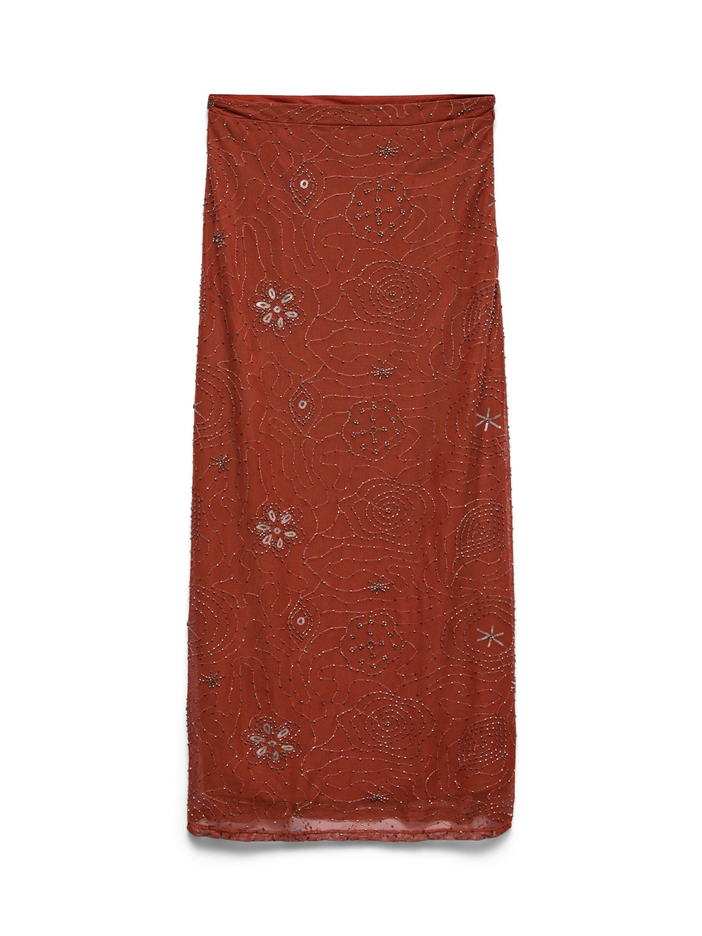 VERO MODA Nederdel 'VMCara' i brun: forside