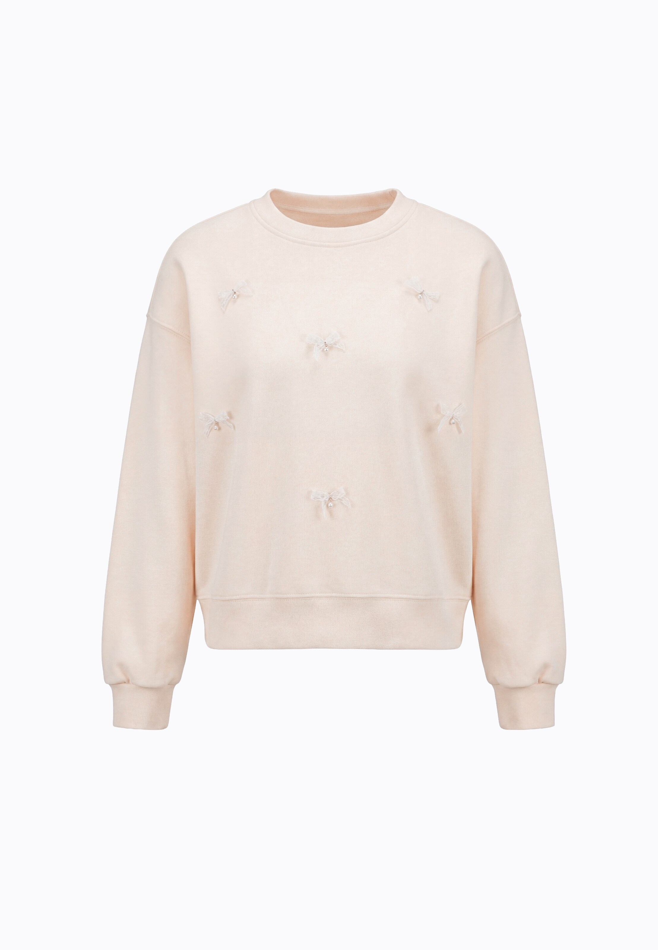 MYMO Sweatshirt 'Pop' in Beige: front