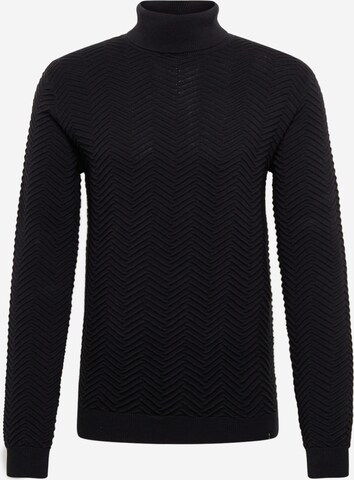 INDICODE JEANS Sweater 'Sparks' in Black: front