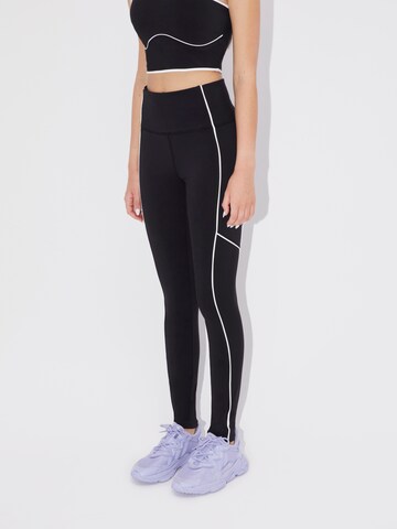 LeGer by Lena Gercke Skinny Workout Pants 'Jannia' in Black