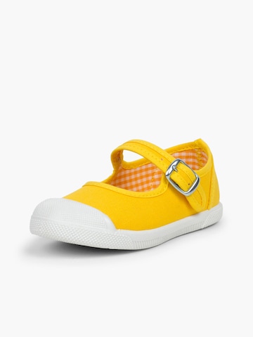 Ballerines Pisamonas en jaune : devant