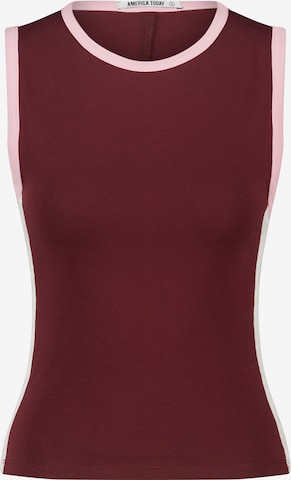 America Today Top in Rood: voorkant
