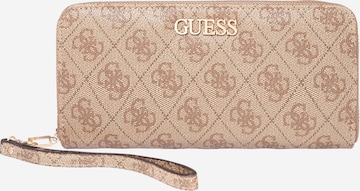 GUESS Wallet 'Alby' in Beige: front