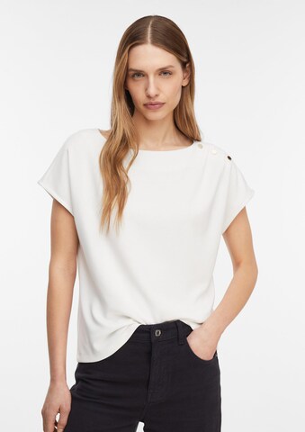 COMMA T-Shirt in Weiß: Vorderseite